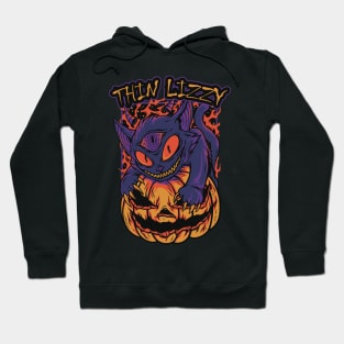 EYES DEVIL CAT THIN LIZZY Hoodie